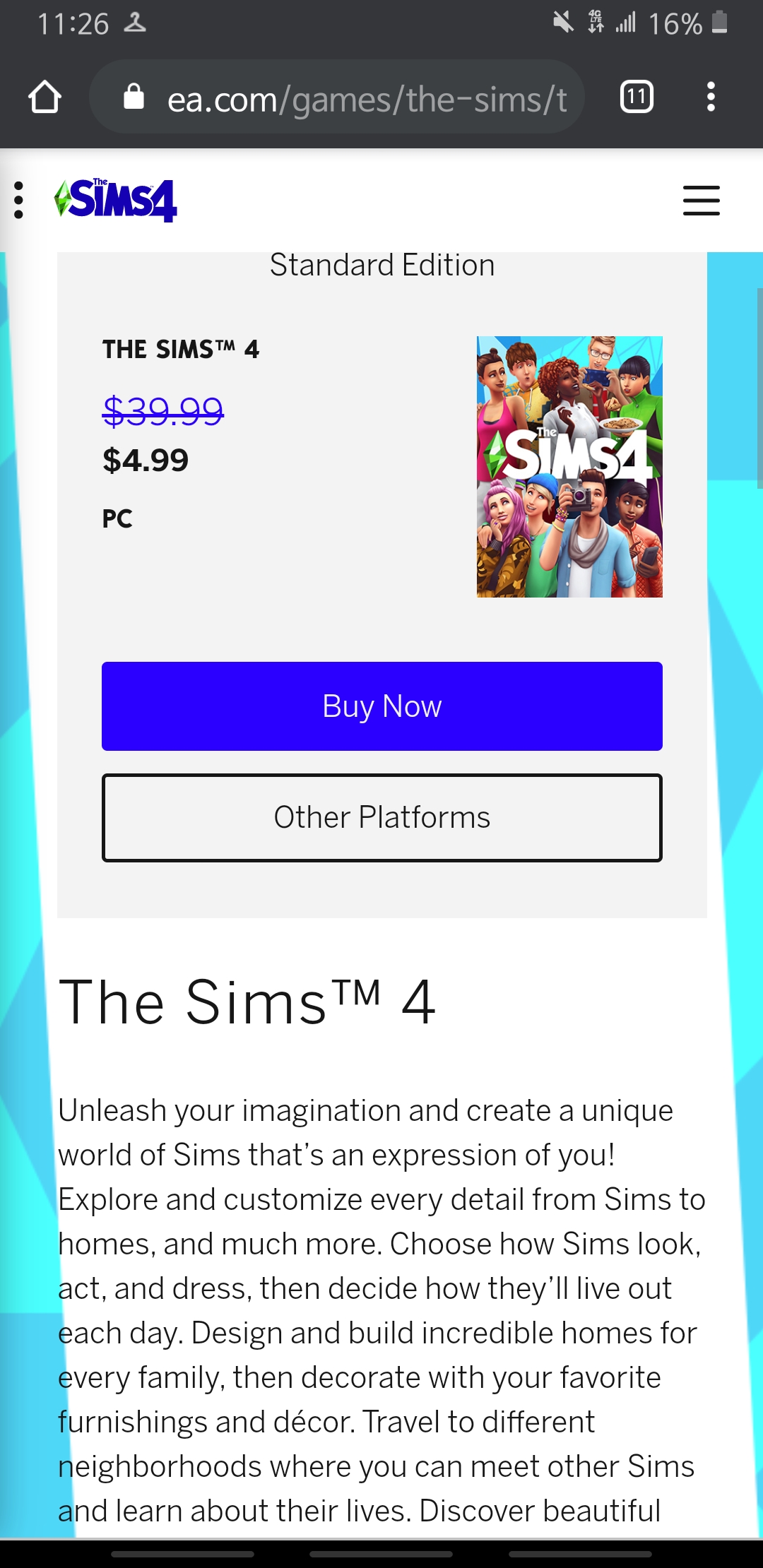 게임 - 심즈4 가격 이거 맞아???